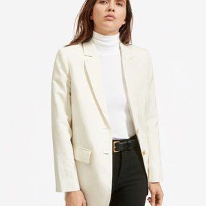 NWOT - Everlane Cotton-Linen Blazer - Bone - 6